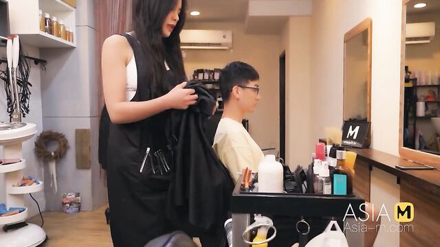 ModelMedia Asia-Barber Shop Bold Sex-Ai Qiu-MDWP-0004-Best Original Asia Porn Video