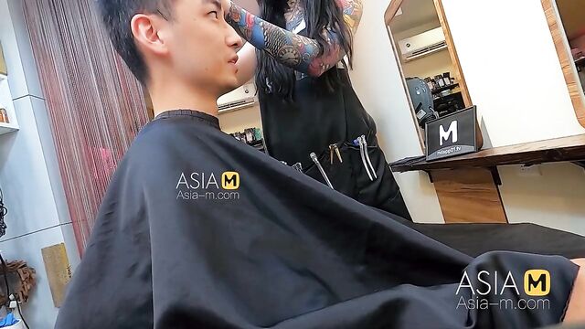 ModelMedia Asia-Barber Shop Bold Sex-Ai Qiu-MDWP-0004-Best Original Asia Porn Video