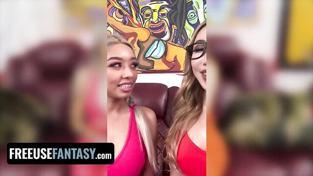 FreeUse Fantasy - Hot Social Media Influencers Fucked By Horny Cameraman Live On Cam