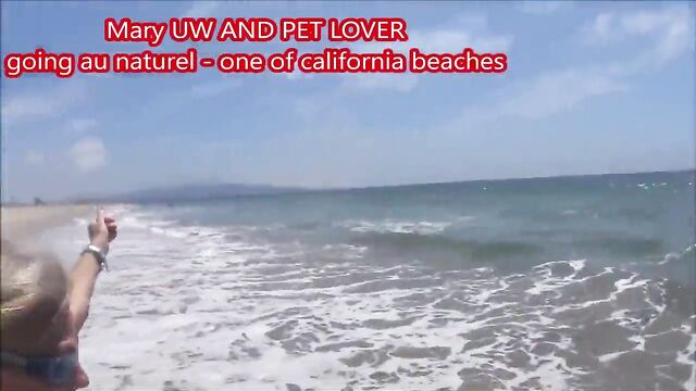 Mary UW&PL Cal beach swim