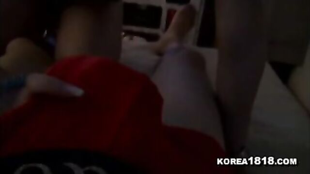 Sexy Korean couple fuck after date