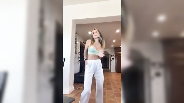 Bella Thorne at home