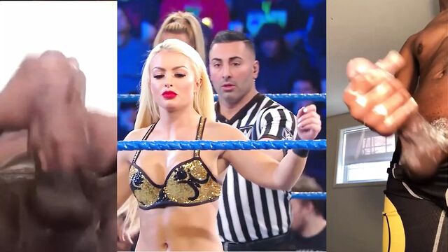 WWE Mandy Rose WORSHIPS BBC Splitscreen EDIT PMV