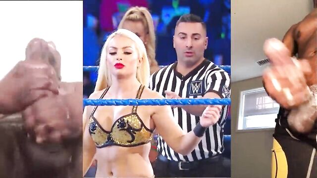 WWE Mandy Rose WORSHIPS BBC Splitscreen EDIT PMV