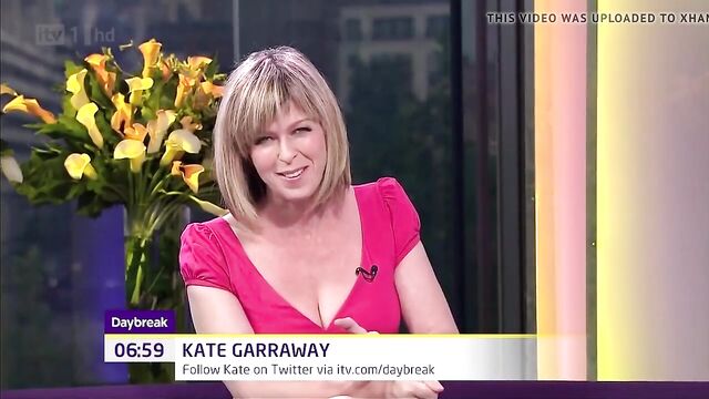 Kate Garraway, Low Cut Dress And Cleavage