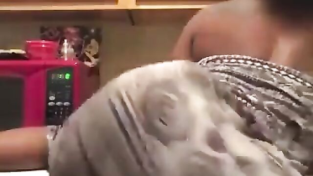 Big ol booty twerking in dress