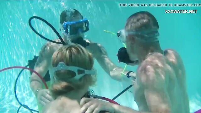 David and Samantha Cruz underwater hardcore sex