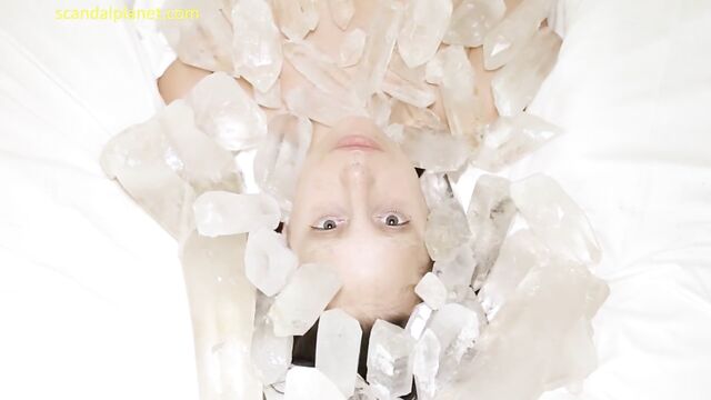 Lady Gaga Practicing The Abramovic Method ScandalPlanet.Com