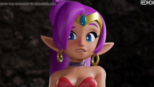 Shantae Gives Naughty Footjob