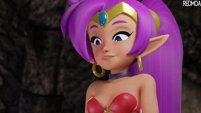 Shantae Gives Naughty Footjob