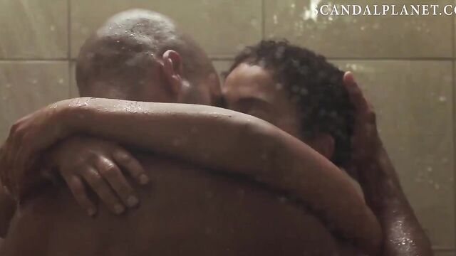 Sanaa Lathan Nude Sex Under the Shower On ScandalPlanet.Com