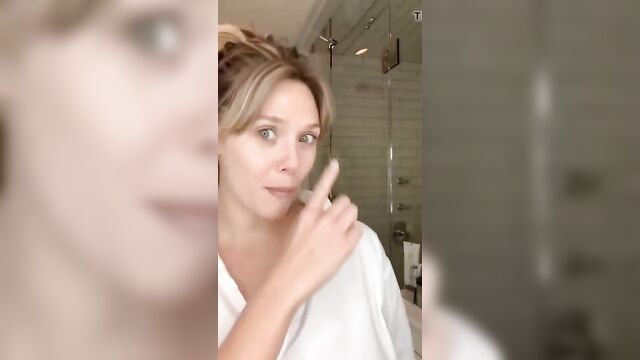 Elizabeth Olsen: no makeup, beautiful.