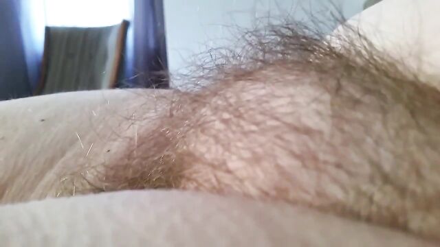 sexy hairy pussy mound,hard nipple, goose pimples