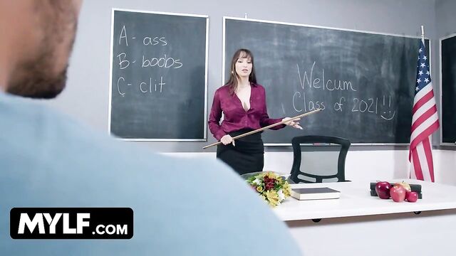 Perfect Assed MILF Teacher Rewards Her Good Student