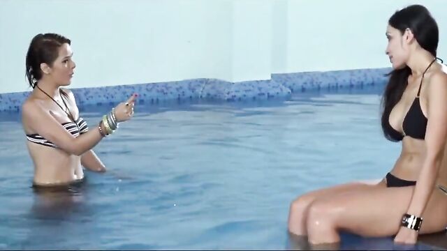 Udita Goswami and Sofia Hayat in Hot Bikini Scene