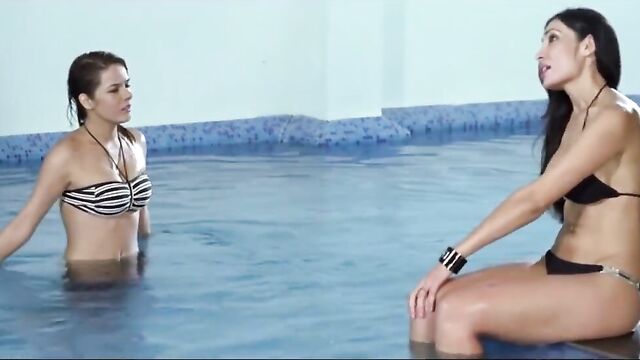 Udita Goswami and Sofia Hayat in Hot Bikini Scene