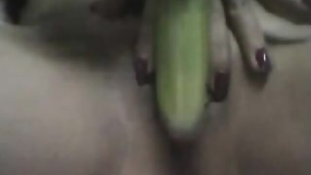 vietnam girl masturbating with cucumbers