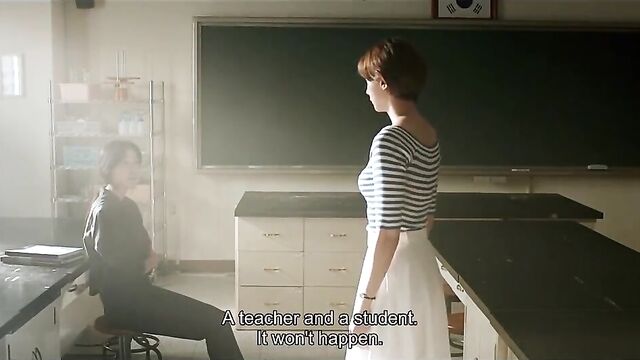 Sexy Jealous Teachers want to Fuck The Same Student – Korean