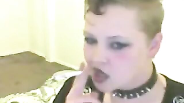 Sexy Goth Smoking Fetish