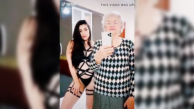 Hot granny on tiktok