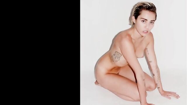 Miley Cyrus Naked For Candy Magazine
