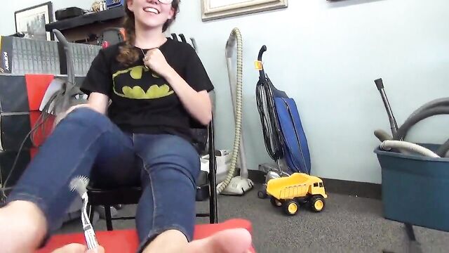 Bat Girl Soles Feet