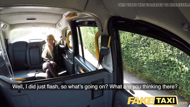 Fake Taxi Amber Deen gets a horny taxi fuck and a facial