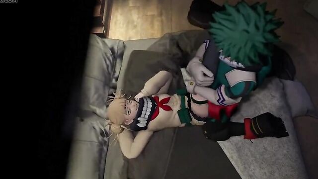 My Hero Academia Himiko Toga Izuku Midoriya