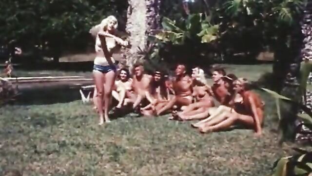 Sexy Topless Women Meet Strange Men (1960s Vintage)