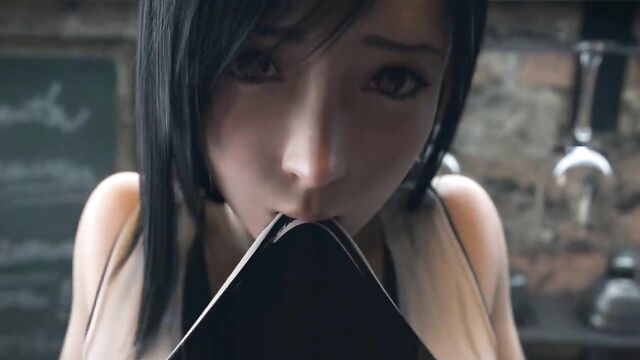 Tifa Lockhart And Cloud Strife - Seventh Heaven