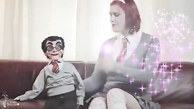 Harry Puppet and the Red Head Slut