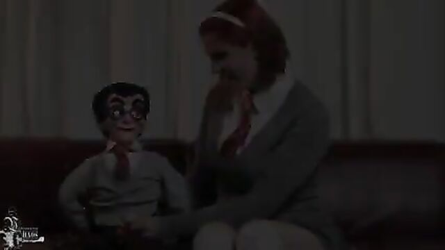 Harry Puppet and the Red Head Slut