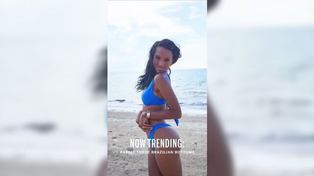 Jasmine Tookes looking perfect in a Brazilian bikini