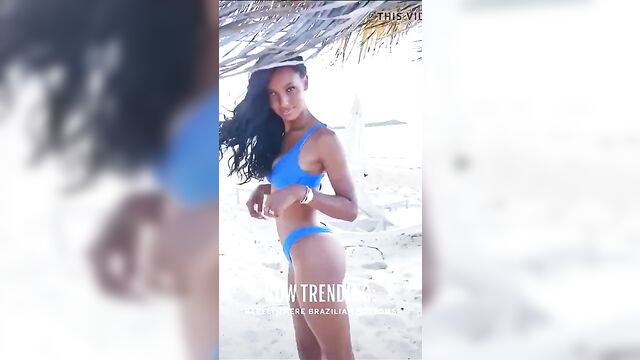 Jasmine Tookes looking perfect in a Brazilian bikini