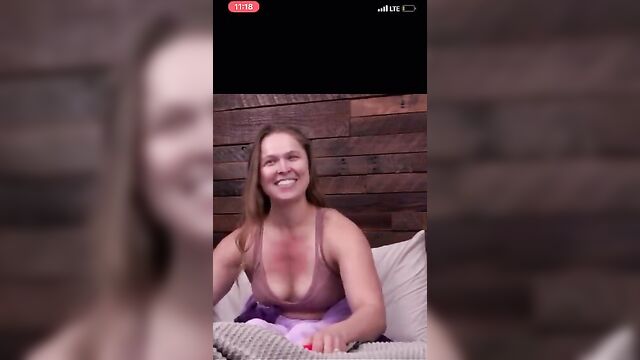 Ronda Rousey silent cleavage