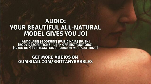 Audio: Your Beautiful All-Natural Model Gives You Jerk Off Instructions