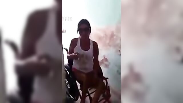sexy polio woman in wheelchair.hot!!!