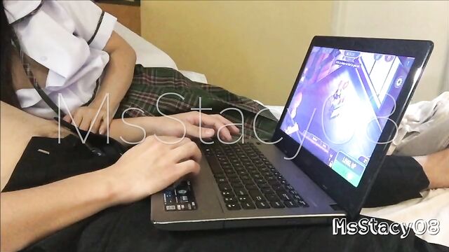 Two Students Playing Online Game Leads To Hot Sex