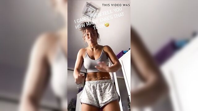 Jade Chynoweth with pokie nipples in her underwear