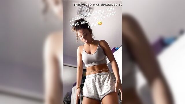 Jade Chynoweth with pokie nipples in her underwear