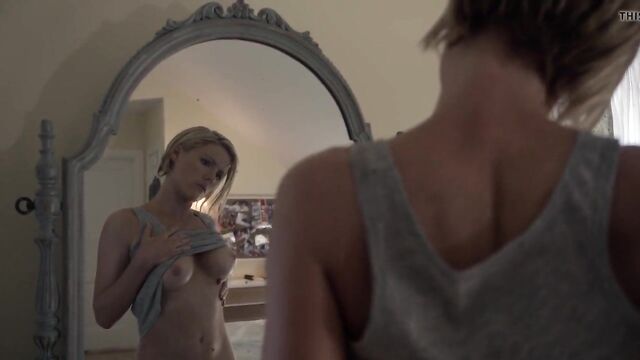 Kathleen Robertson Nude Sex Scene in Boss S02