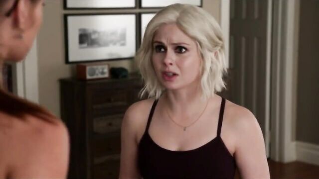 Spanking iZombie - Peyton Spanks Liv In A Catsuit