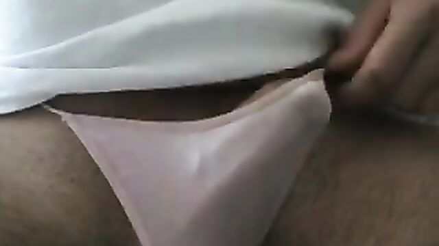 satin thong rub