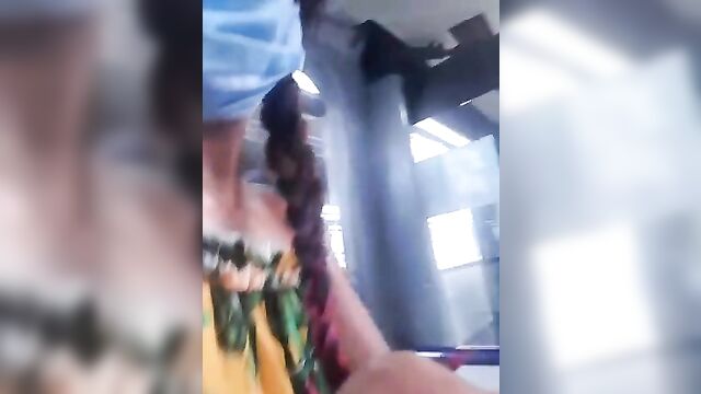 Naughty Dany Squirting in the Bus