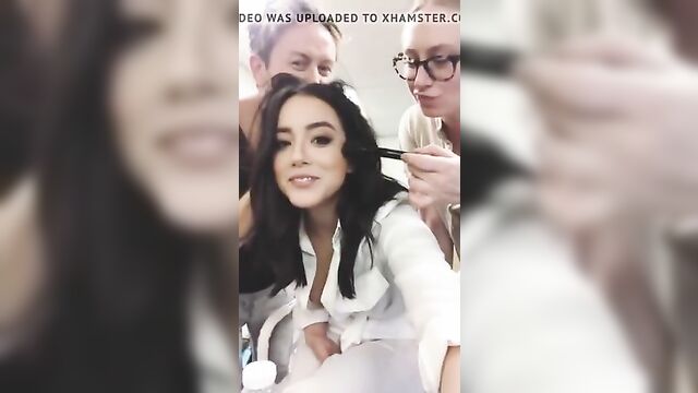 Chloe Bennet - nipple slip in slow motion