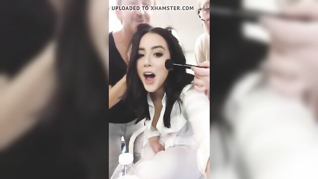 Chloe Bennet - nipple slip in slow motion