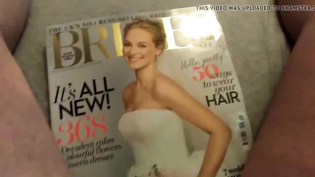 Cumming on brides magazine ( Daphane )