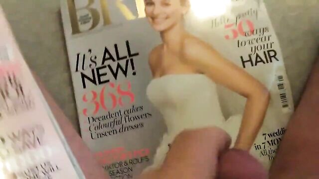 Cumming on brides magazine ( Daphane )