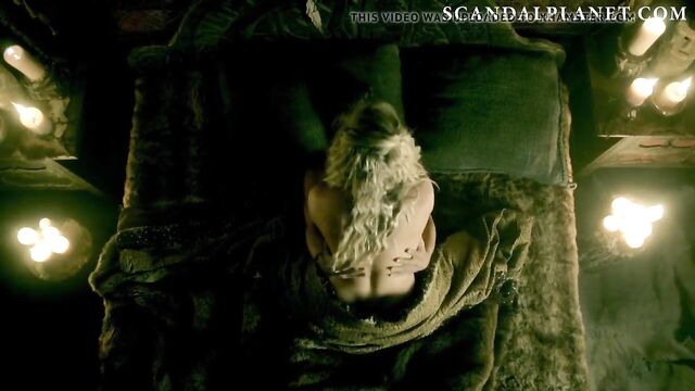 Ida Nielsen Sex Scene from 'Vikings' On ScandalPlanet.Com