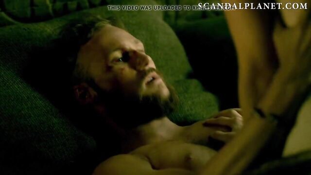 Ida Nielsen Sex Scene from 'Vikings' On ScandalPlanet.Com